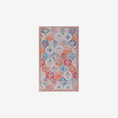 Tapis crème Naar 2x3, tapis lavables, à poils courts, antidérapant, antidérapant, pliable, adapté aux enfants et aux animaux de compagnie, tapis pour salon, chambre à coucher, cuisine, tapis de salle à manger, cadeaux parfaits (crème, 2 pi x 3 pi)