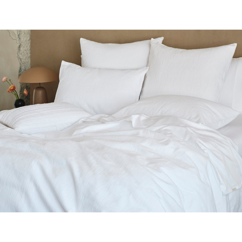Toro Canyon Organic Sham Euro Sterling, King, Alpine White