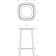 Marbelle - Alfie Marble Counter Stool - Toronto Sand/Antique Nickel Finish