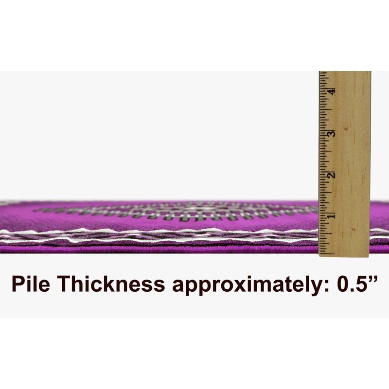 Tapis de couloir Ranna HR Southwestern, Tapis de couloir de 2 pi x 7 pi