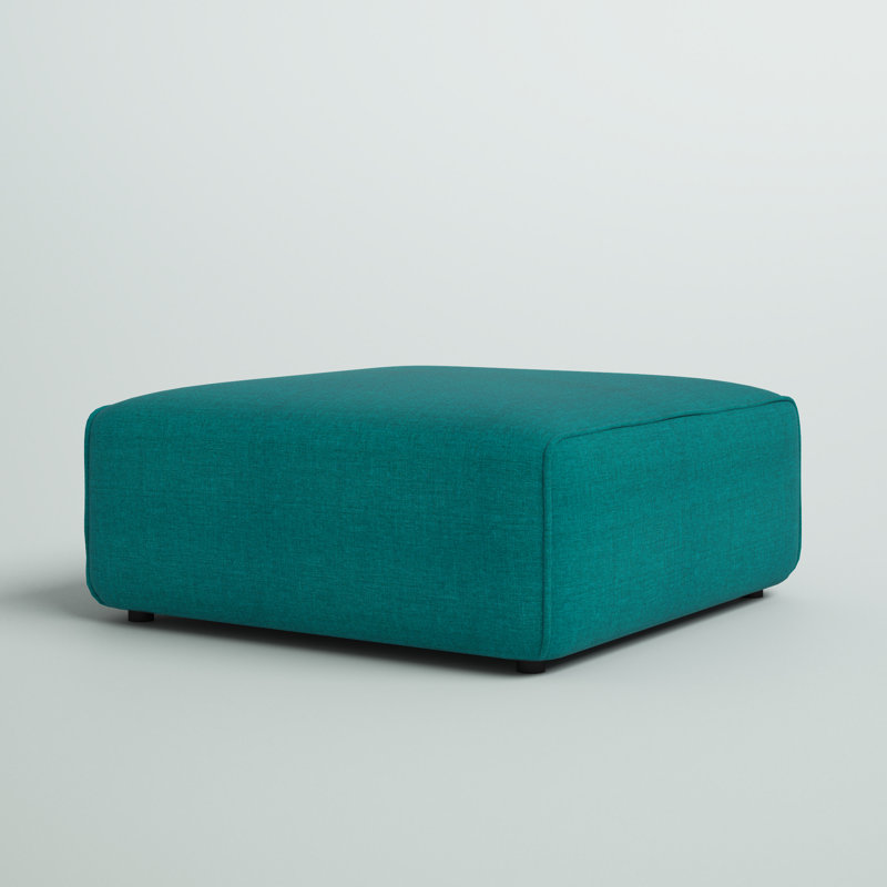 Repose-pieds Mingle, Tissage bleu sarcelle