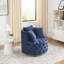 Chaise pivotante en velours-1282290957