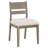 Smithville 5-Piece Rectangular Dining Table Set Coastal Grey