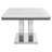 Demorest Unfinished Stone Top Metal Base Dining Table