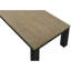 Table moderne brune et noire: fonction en bois pour le salon, style carré rectangulaire: utilisation polyvalente