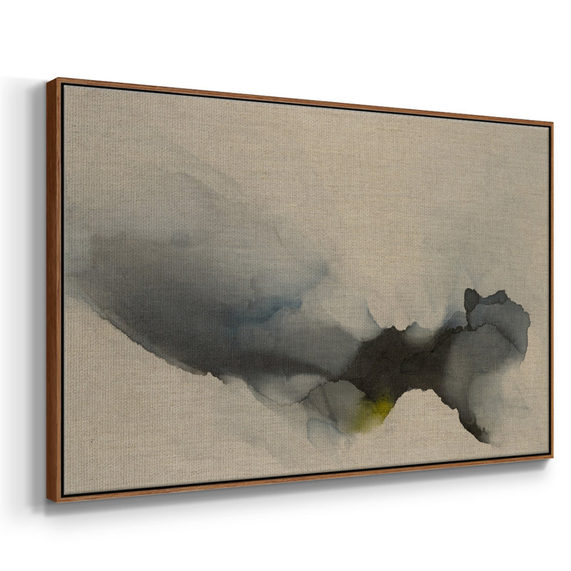 Je déplacerais le ciel pour vous - reproduction de cadre flottant sur toile, L 25 po x H 37 po x P 2 po, Noyer
