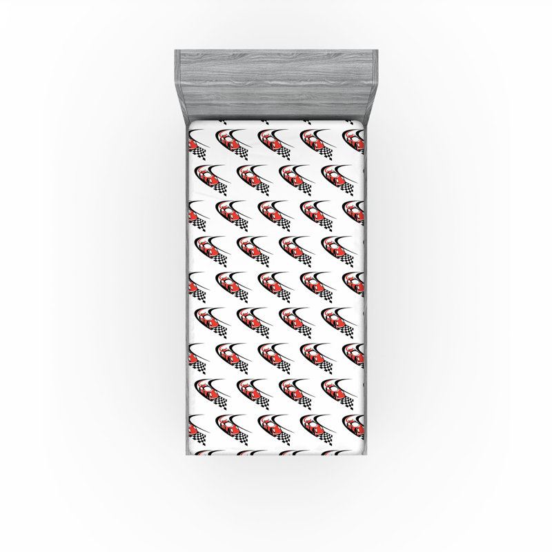 Drap-housse Ambesonne Cars, Drap-housse de taille simple