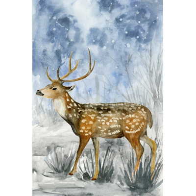 Snowy Night II by Melissa Wang -  Painting