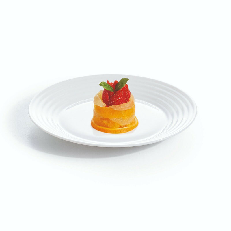 Harena Dessert Plate, White