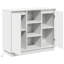 LED Sideboard with LED Strip Lights Engineered Wood Modern Storage Home-1435837889