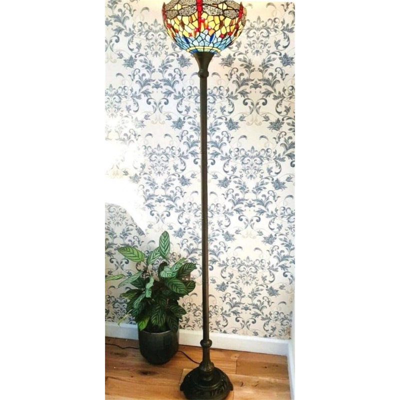 Qualls 156cm Black Traditional Floor Lamp