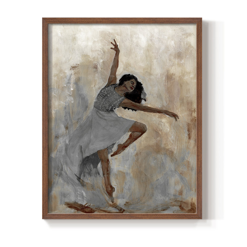 «Beautiful Dancer II», H 21 po x l 17 po, Noyer