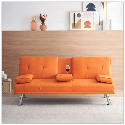 Canapé-lit pliant multifonctionnel avec table basse assortie pour des espaces de vie compacts et élégants
