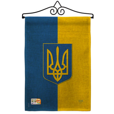 Double Sided 18.5'' H x 13'' W Polyester Flag Set