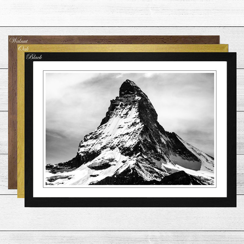 Single Picture Frame Print, Black