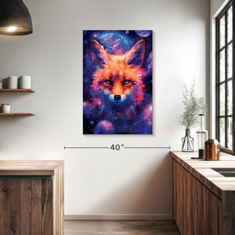 Brampt Cosmic Fox I, 39" H x 26" W