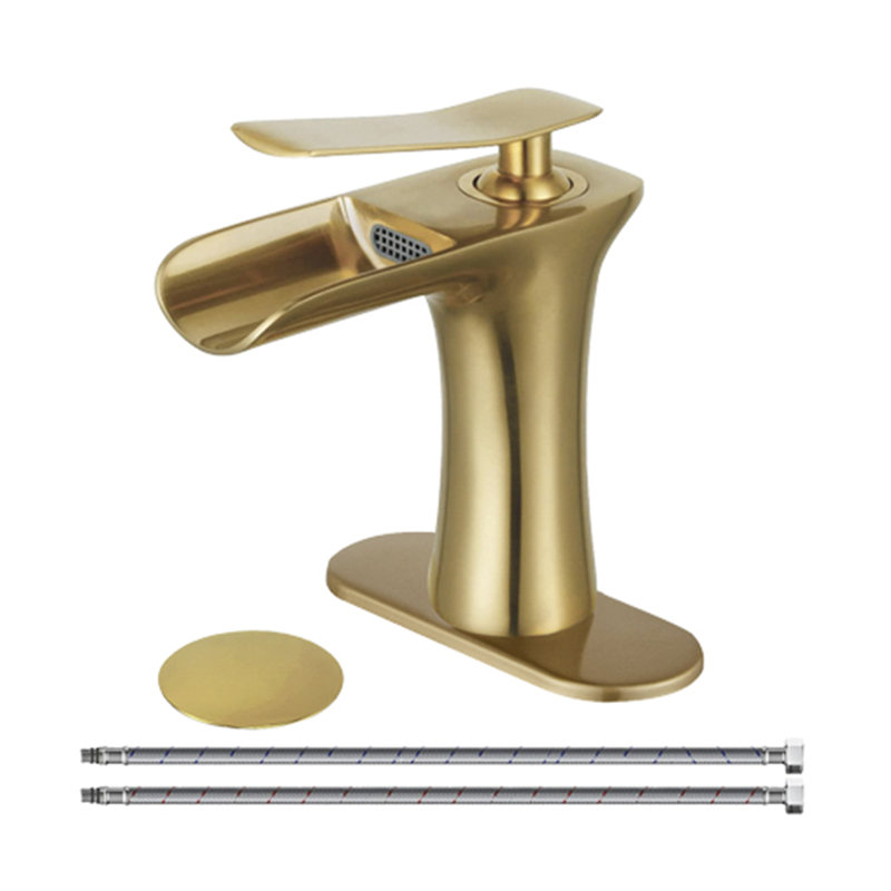 Single-handle Bathroom Faucet, Gold