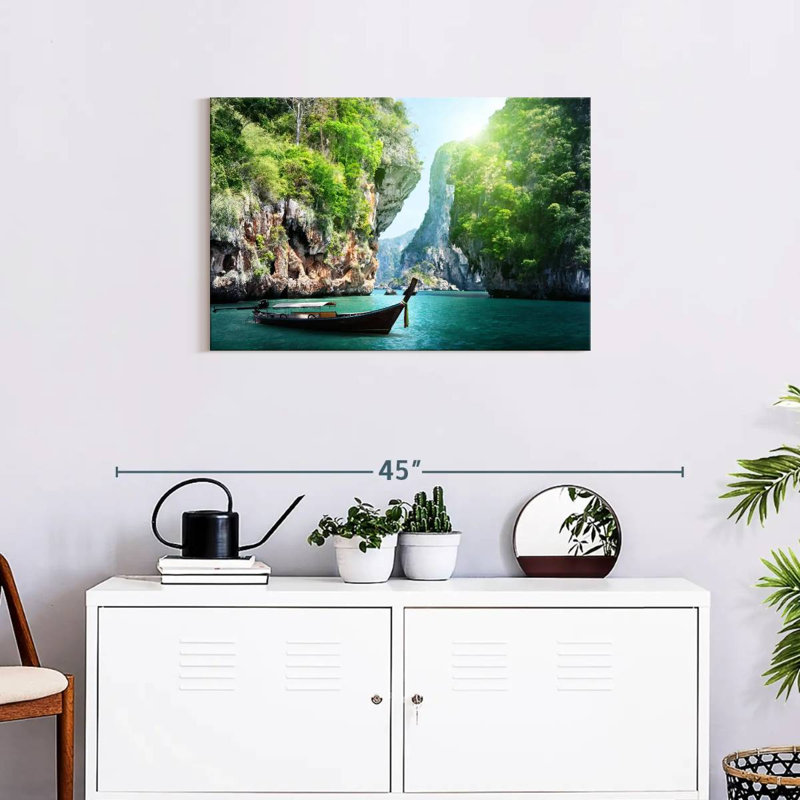 Mehar Railay Waterfalls, 20" H x 30" W
