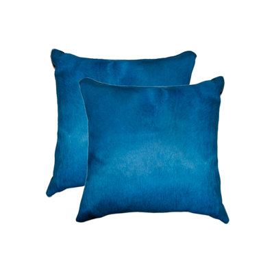  Coussin en peau de vache