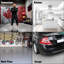 Tapis de garage 2 rouleaux 17 x 3,6 pi Tapis de garage 2,5 mm d'épaisseur pour plancher de garage noir Tapis de garage en PVC pour dessous de voiture