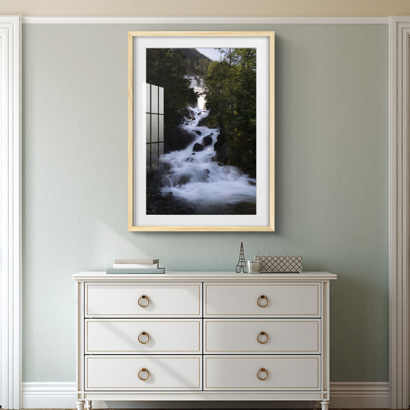 «Feel the Rush» - impression encadrée, Naturel, H 28,5 po x l 20,5 po