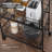 3 Tier Rolling Kitchen Cart with Storage and 2 Sliding Fruit Baskets, Brown