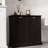 Two-Compartment Tilt-Out Laundry Sorter Cabinet-Black