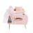 74-inch corduroy 3-speed convertible sofa bed with two throw pillows and cup holders on the armrests. It is perfect for living rooms, apartments and bedrooms-1558163787