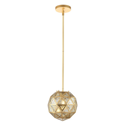 Luminaire suspendu sphère 1 lumière DEL Castleman