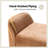 Arlesia Modern 57"W Chenille Fabric Easy Assembly Upholstered Bench-1285073275