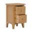 Censu 38cm W Solid + Manufactured Wood Bedside Table