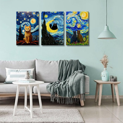 3 Piece Wrapped Canvas Set