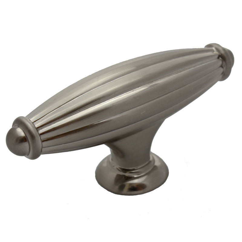 2 1/2" Rugby Novelty Knob, Satin Nickel, 10