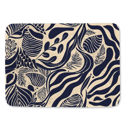Tapis de bain en microfibre / microsuède Lorrianne