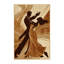Tapis brun moelleux et moelleux doux et luxueux Glenmore Tango - reliure brun clair-1494728763