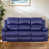 Similicuir bleu est en rupture de stock