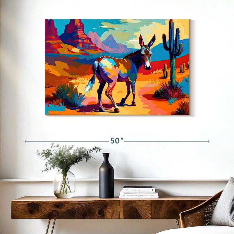 Brampt Southwestern Donkey, 26" H x 39" W
