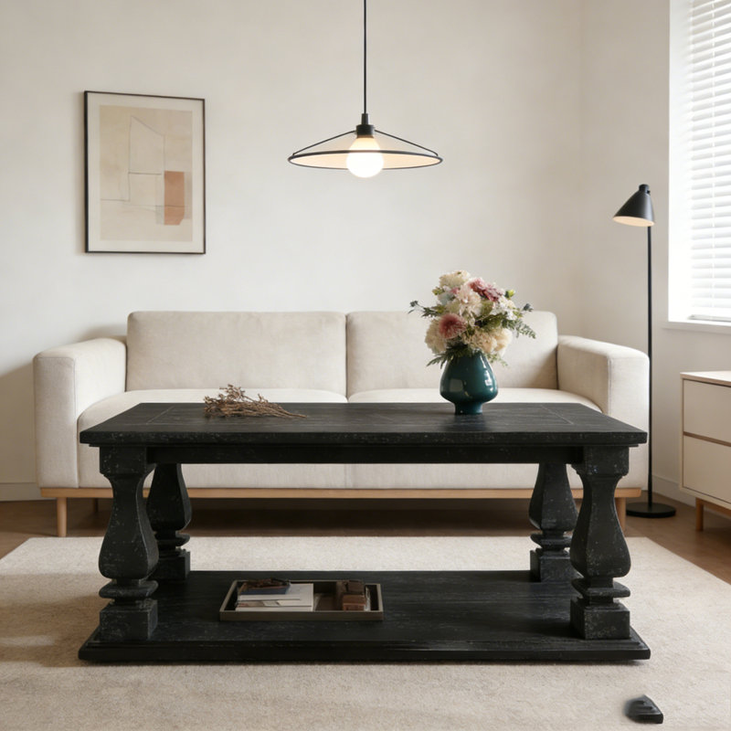 Table basse 47,24 po, Noir