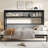 Zenvia Twin Size Contemporary Murphy Bed With Integrated Storage Shelf For Small Bedroom, Guest Room-116162421