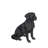 Noble Labrador Sitting Statue-1482216883