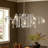 9 - Light Crystal Chandeliers Pendants Light