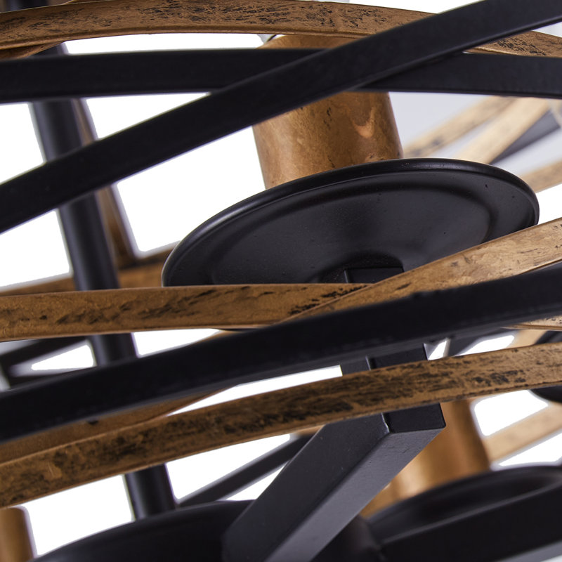 Luminaire suspendu réglable à conception unique 6 lumières Ameal