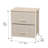 Murtadha 2 Drawer Storage Drawer