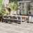 Anautica 12 - Person Patio Dining Set with Rectangular Table-86858317