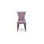 Ensemble de table de salle à manger 7 pièces 7 pièces Un magnifique plateau de table de couleur ciment et 6 magnifiques chaises de salle à manger Parson avec têtes de clou et finition jacobine capitonnée et patinée.-488719509