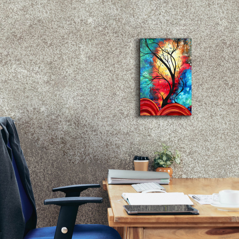 «Red Begelings» par Megan Duncanson, art mural sur toile, H 18 po x l 12 po