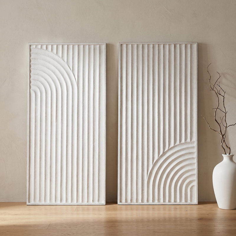 Saanvi Metal Wall Decor, White
