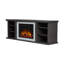 Kenai 72" Slim TV Stand with Electric Fireplace by Real Flame