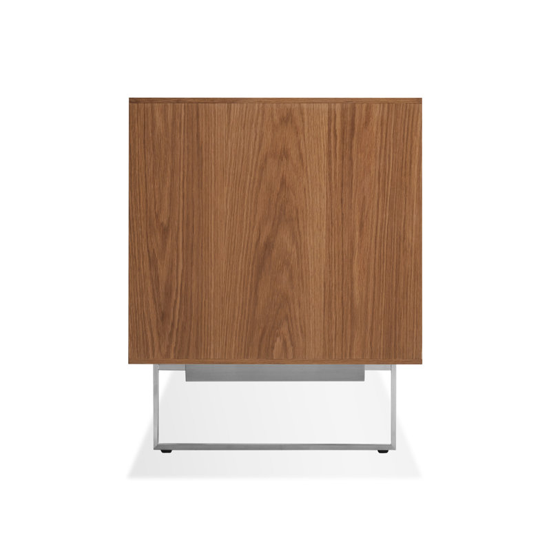 Series 11 Media Console, Walnut/Stainless Steel