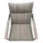 Rosmaria Upholstered Accent Chair with Metal Frame & Solid Wood Armrests